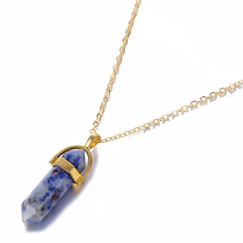 Amythyst crystal necklace